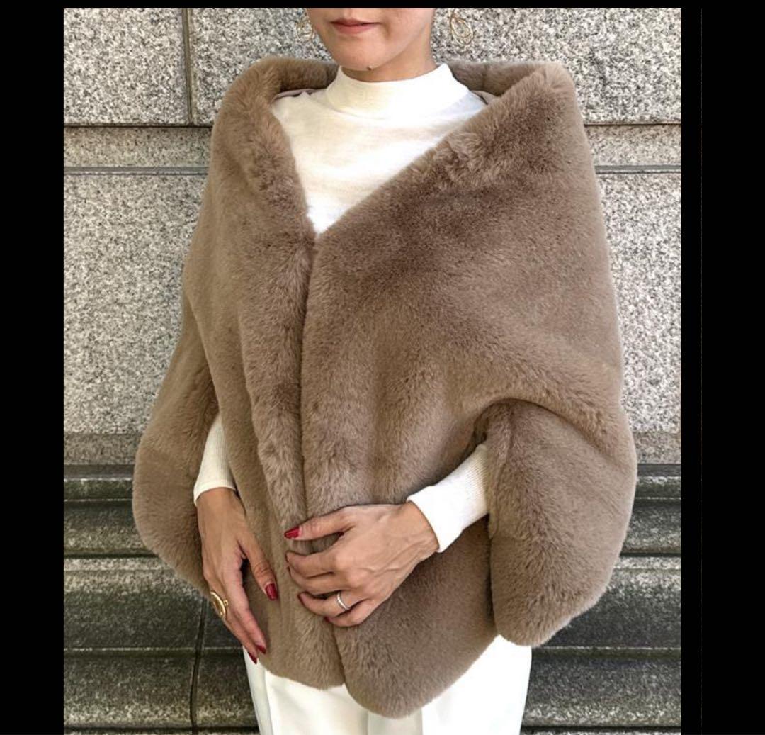 JENNE ジェンヌ　リッチボリュームファーケープ　新品