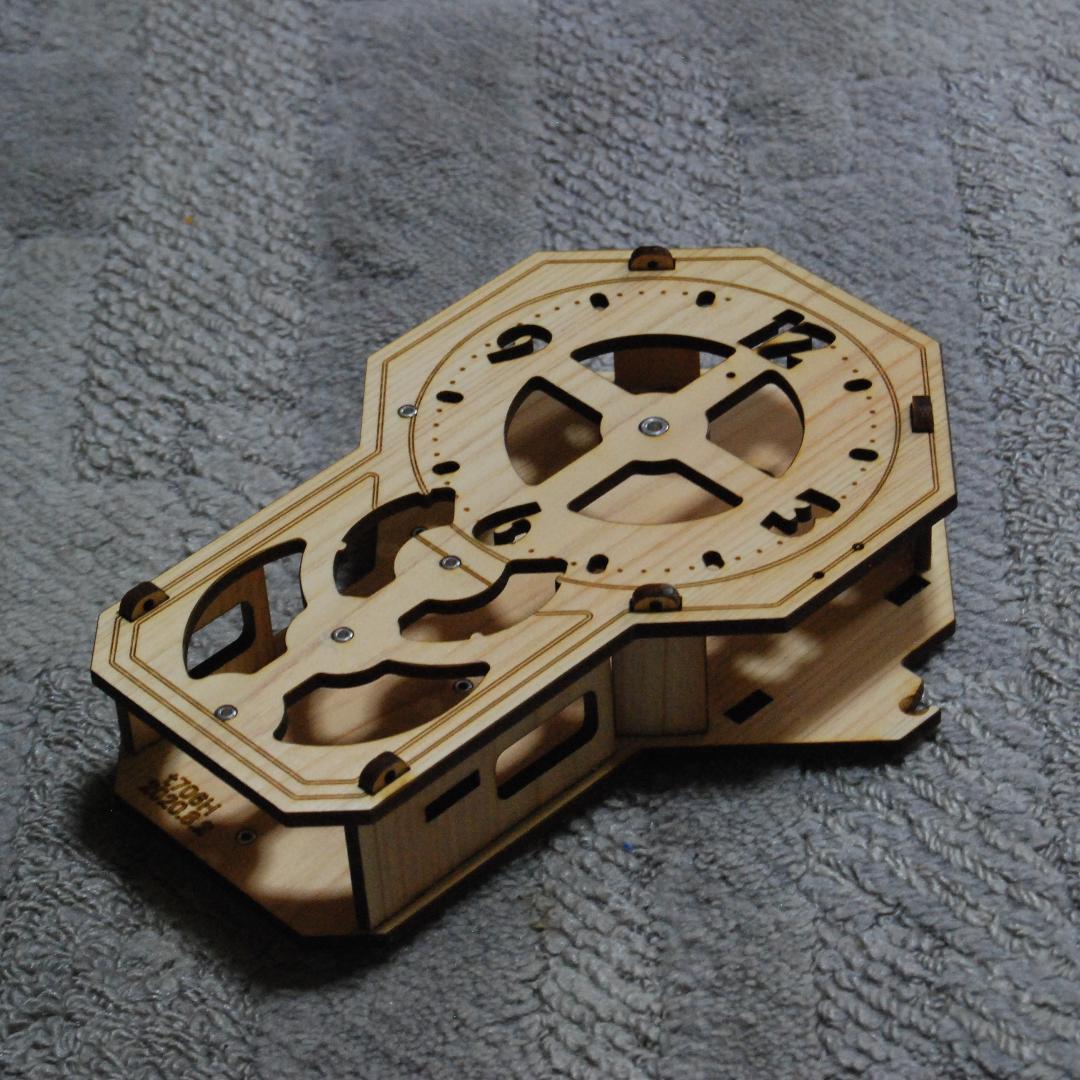格安品質保証 t706H組み立てキットひのき板機械式手づくりふりこ時計 0ywnS-m65894518499 高評価即納
