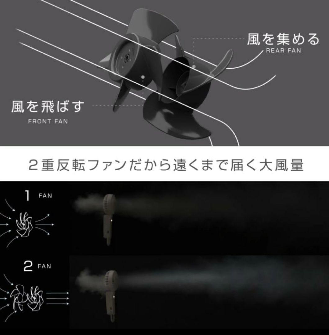 【新品２個】リズム ハンディファン ユナイテッドアローズ 扇風機 モバイル扇風機