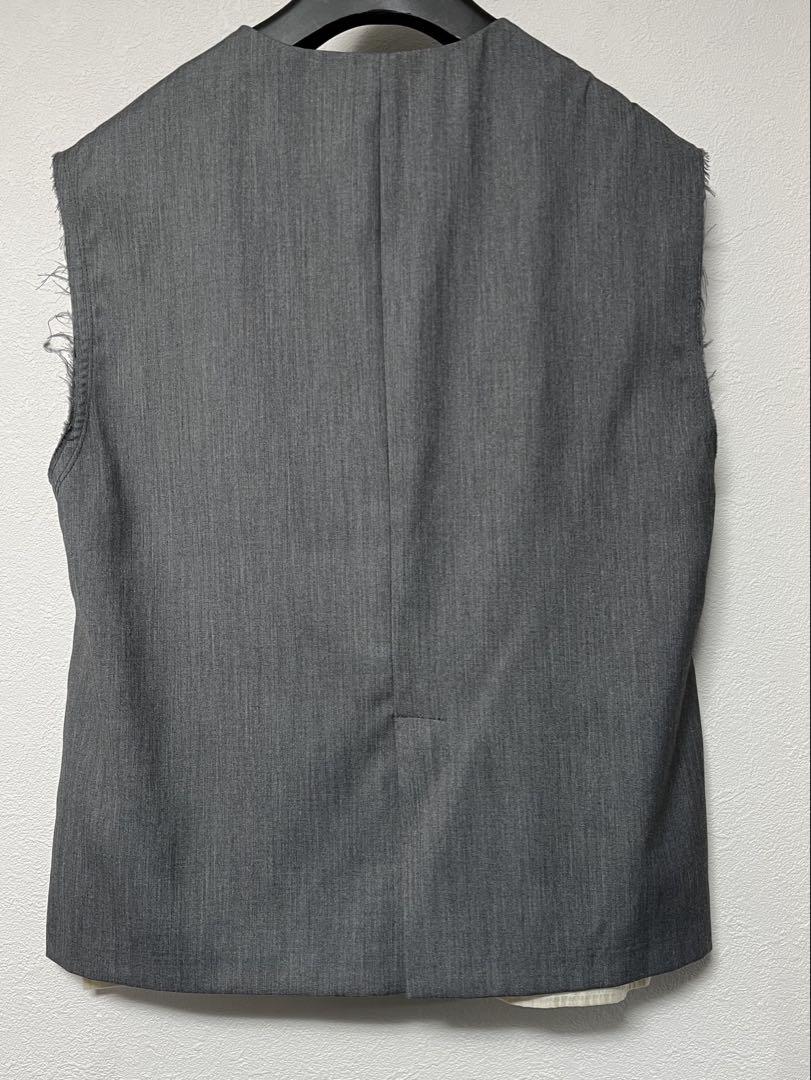 【最終値下げ】anuke Cutoff Twill Vest
