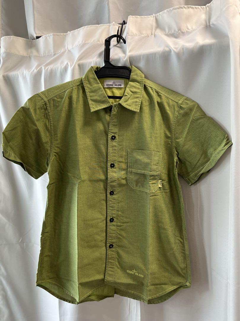 STONE ISLAND 半袖シャツ グリーン