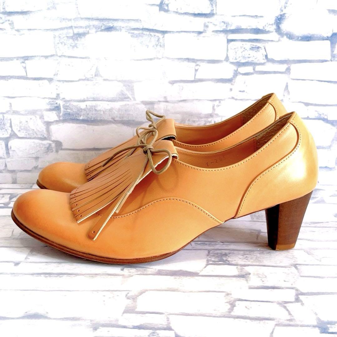 新品 chausser ショセ レースアップ トラベルシューズ キルトタッセル