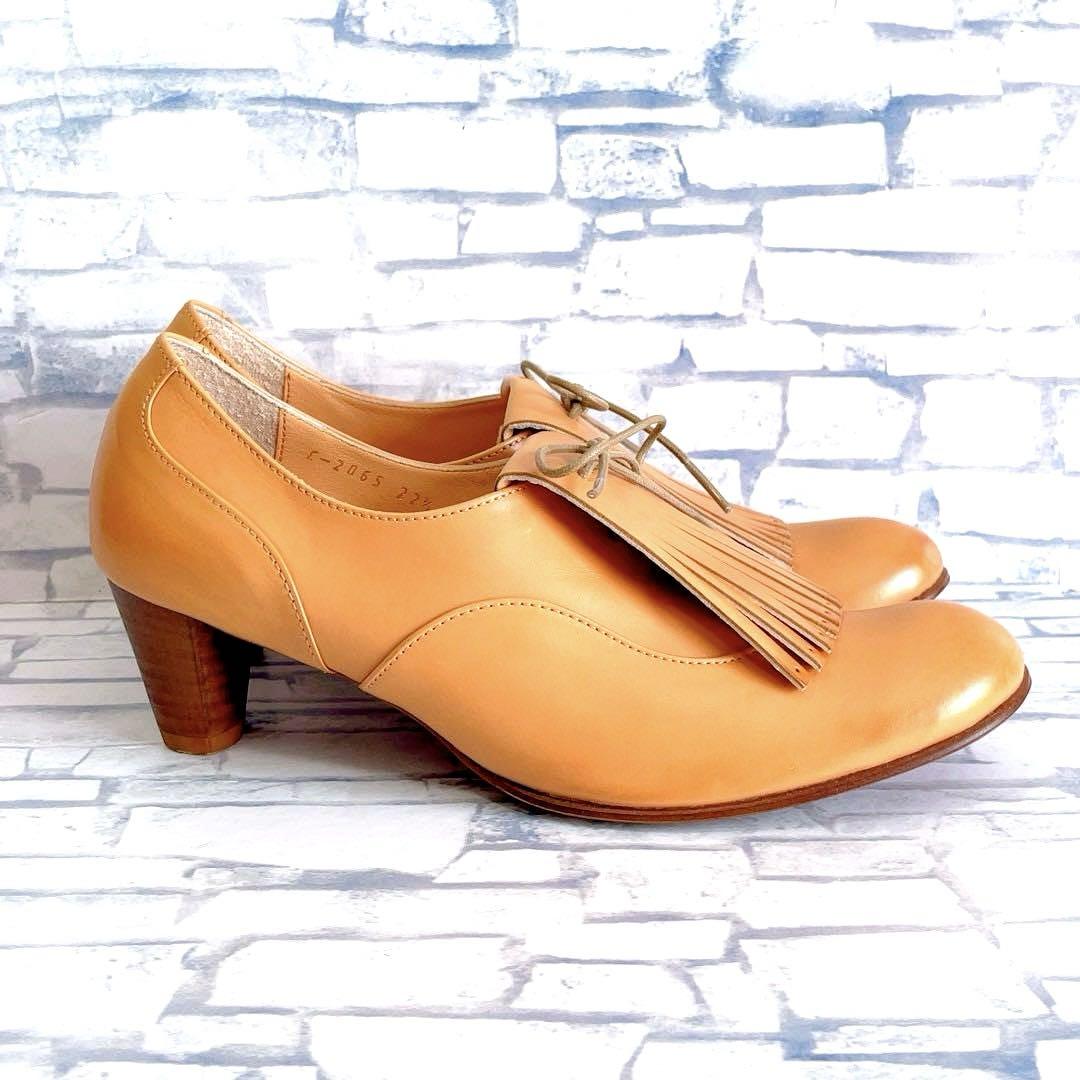 新品 chausser ショセ レースアップ トラベルシューズ キルトタッセル