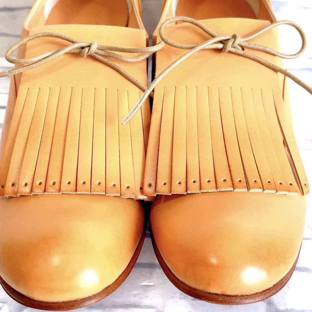 新品 chausser ショセ レースアップ トラベルシューズ キルトタッセル
