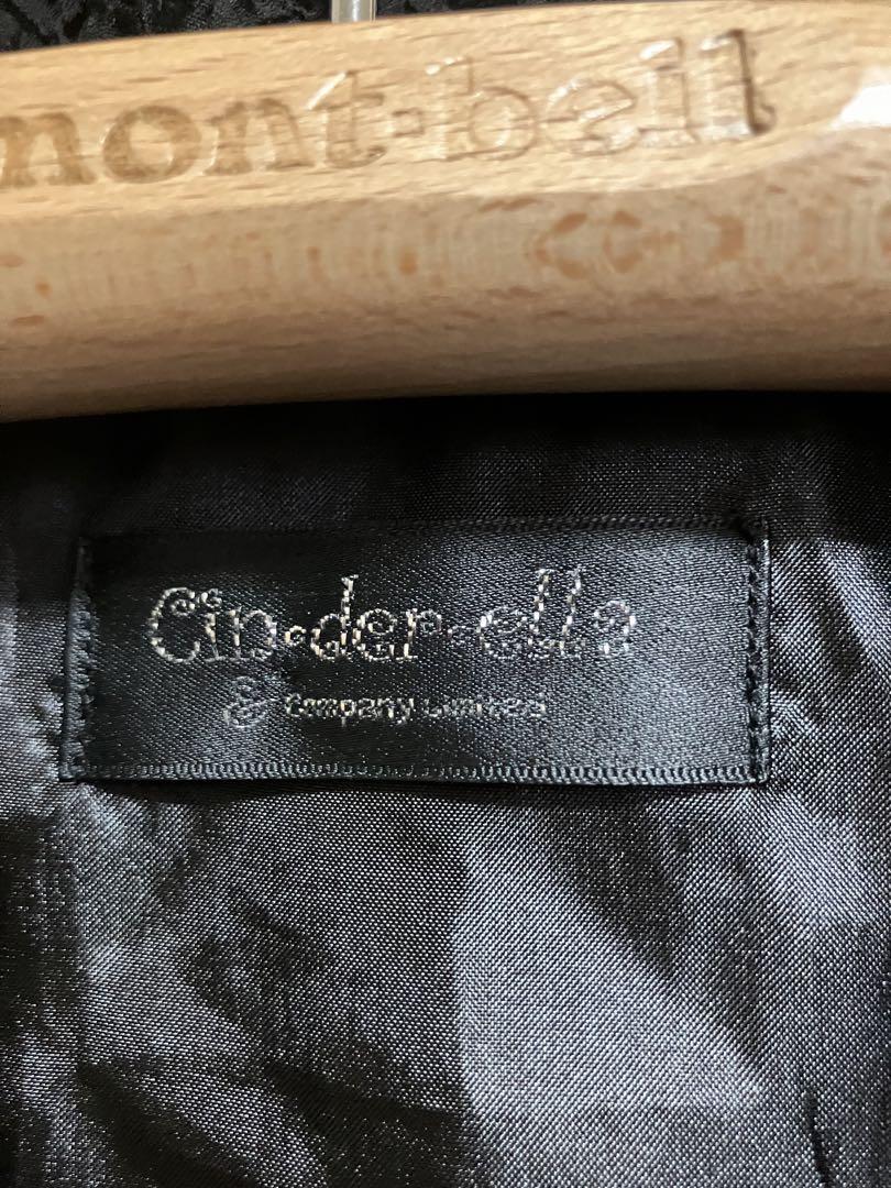 Cinderella シンデレラ ジャケット シフォン フロッキー M〜L 黒