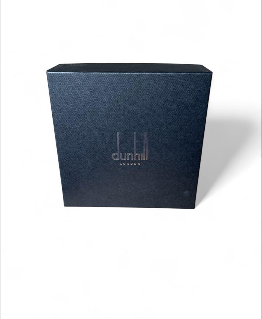 美品　dunhill ダンヒル　スモークシルバー金具　ブラック レザー　ゴルフ