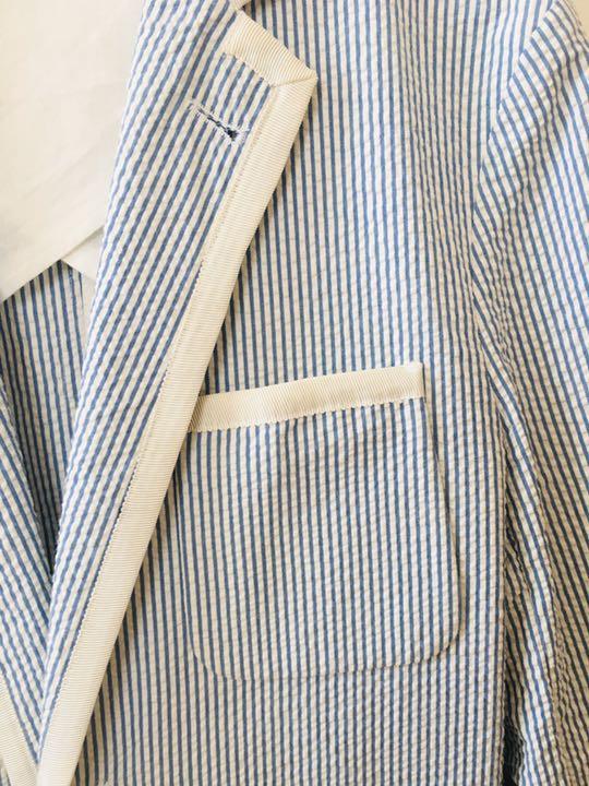 希少・完売品　MAISON KITSUNE メゾンキツネ シアサッカージャケット