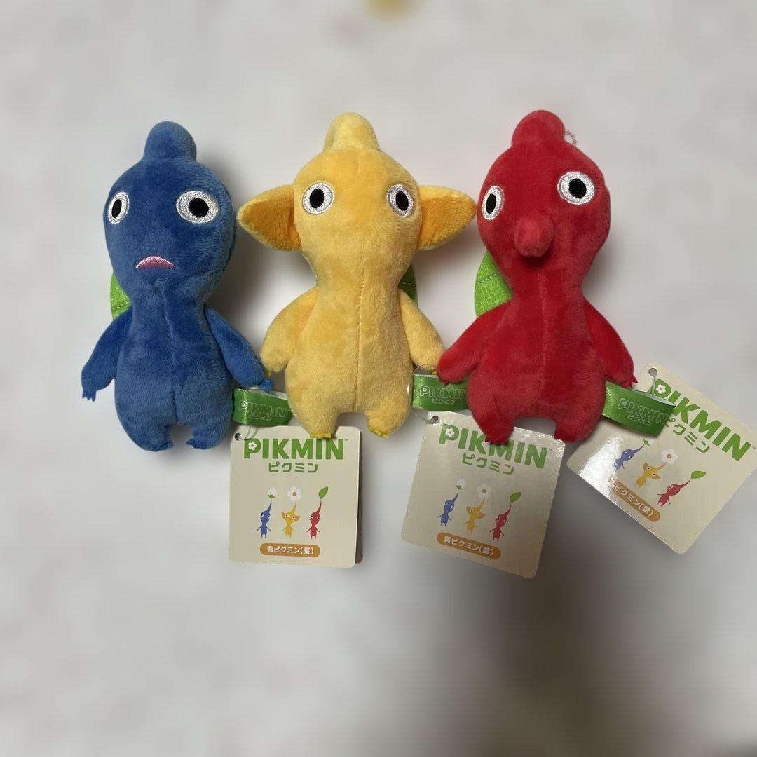 ピクミン ぬいぐるみセット 青・黄・赤 - メルカリ