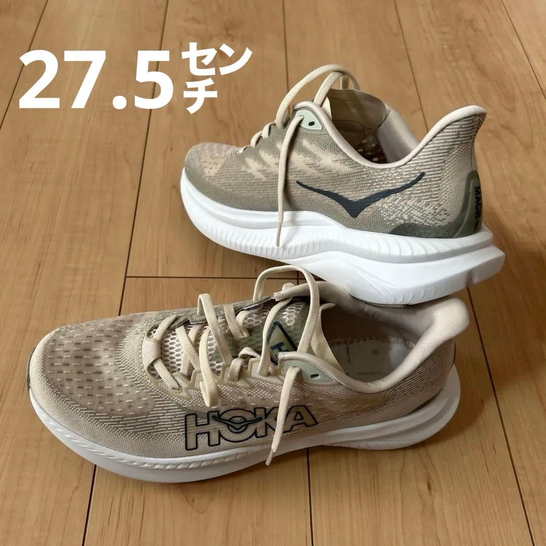 HOKA ランニングシューズ ベージュMACH 6 マッハ 6HOKA HOKA ONEONE