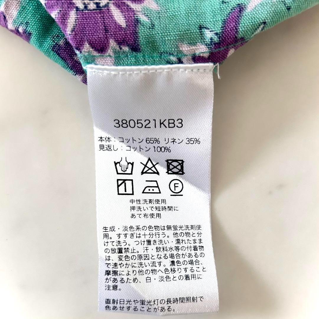 極美品 マーラカランコエ コットンリネン ボタニカル ワンピース