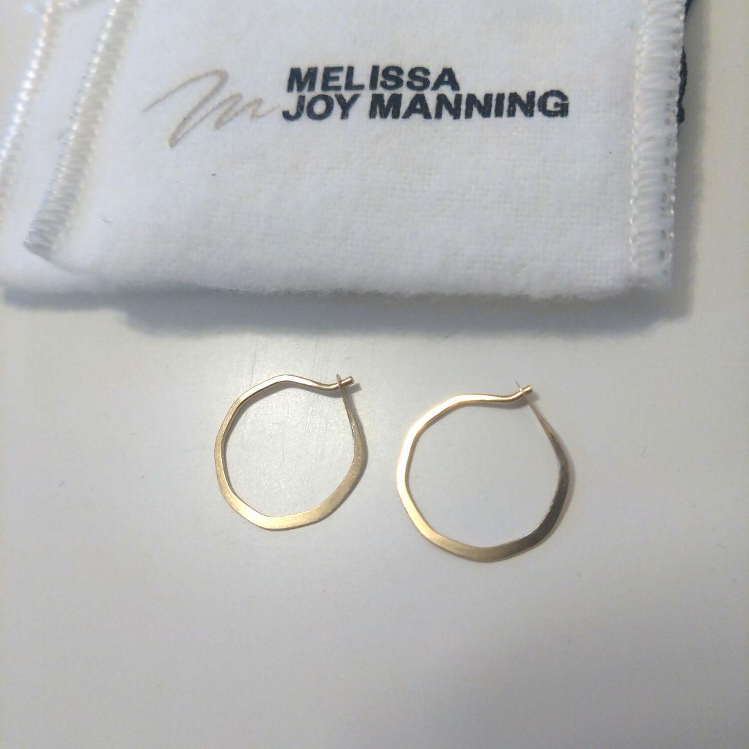 【受注生産品】 メリッサジョイマニング K14 フープピアス アクセサリー
