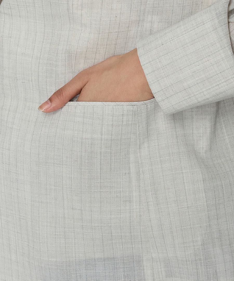 【未使用美品】シアーボイルストライプ ワイドパンツ セットアップ 9号 【未使用美品】シアーボイルストライプ ワイドパンツ セットアップ 9号