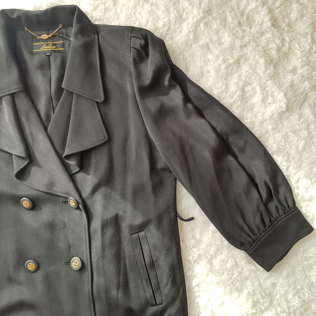 ✨美品✨ レリアン ロングコート 希少 リス シルク100% リバーシブル 1100-67-10.jpg