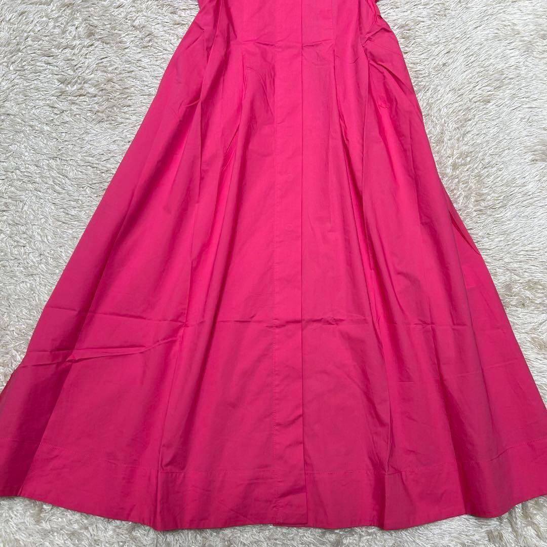 新品 マックスマーラ シャツワンピース ロング マキシ Aライン ピンク 40