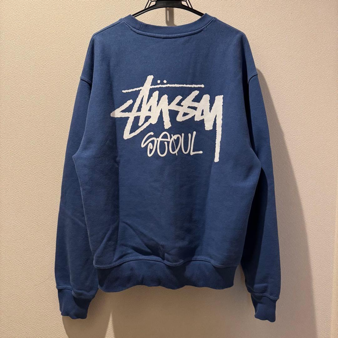 Stussy Seoul 限定 スウェット 青