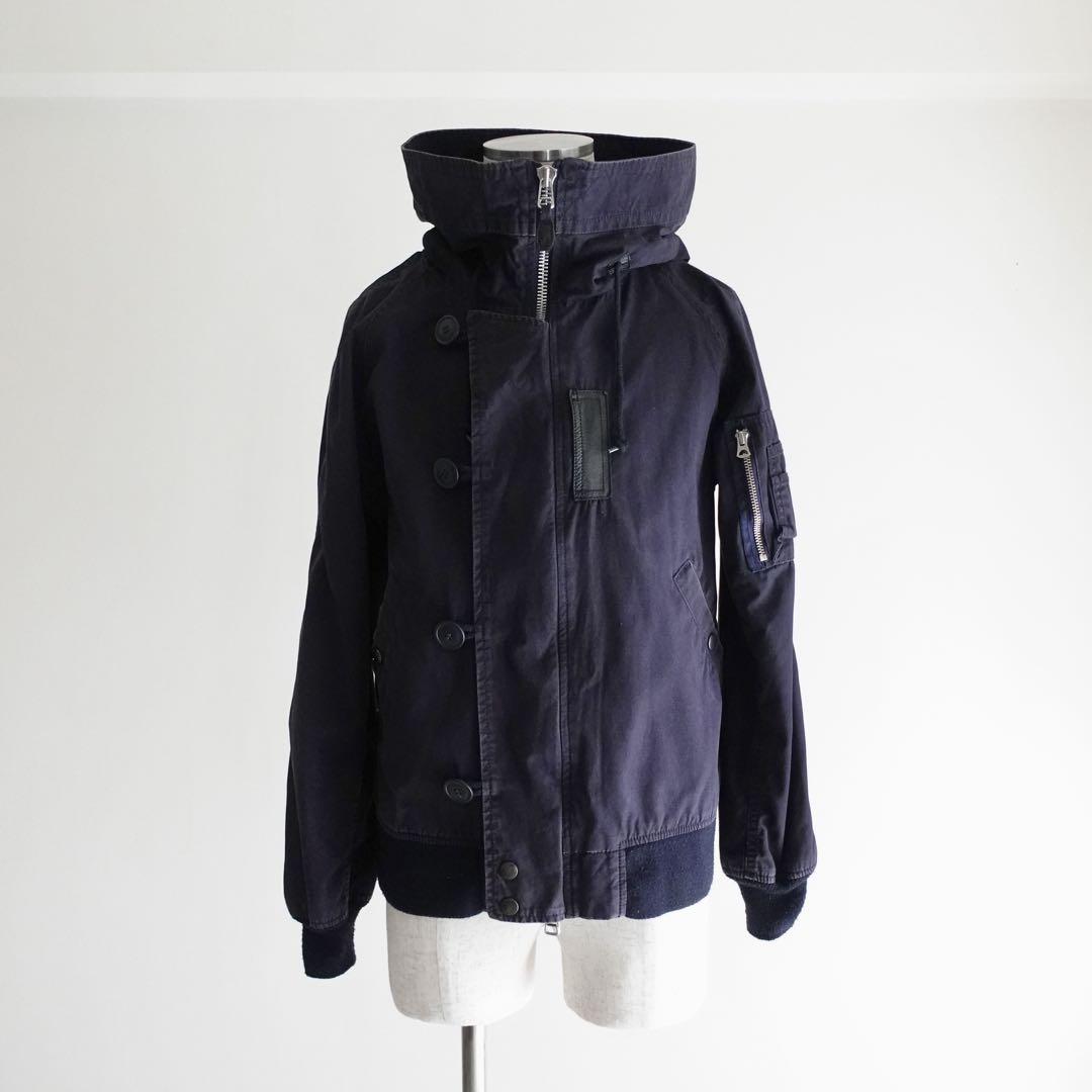 ジャケット・アウター ALPHA INDUSTRIES N-2A Navy Cotton Jacket