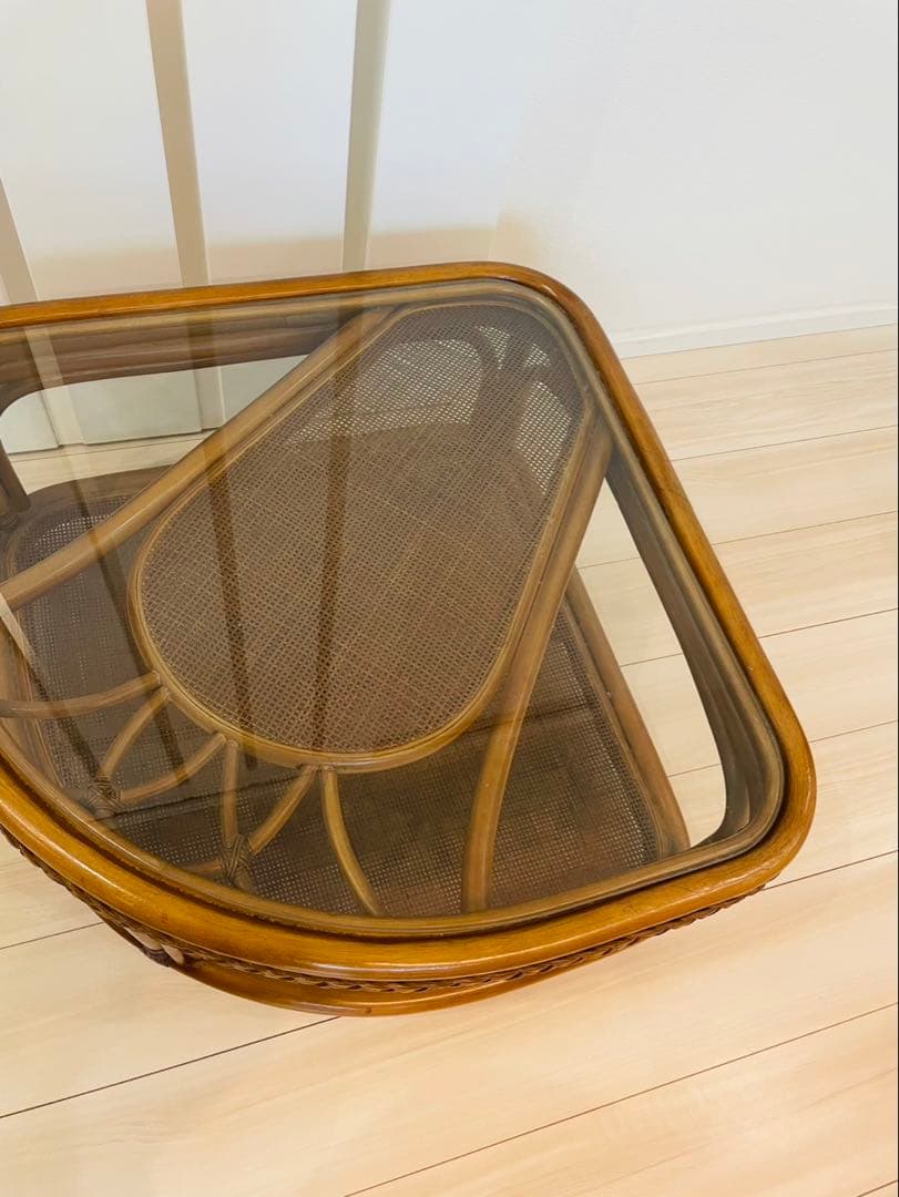 ラタン センターテーブル