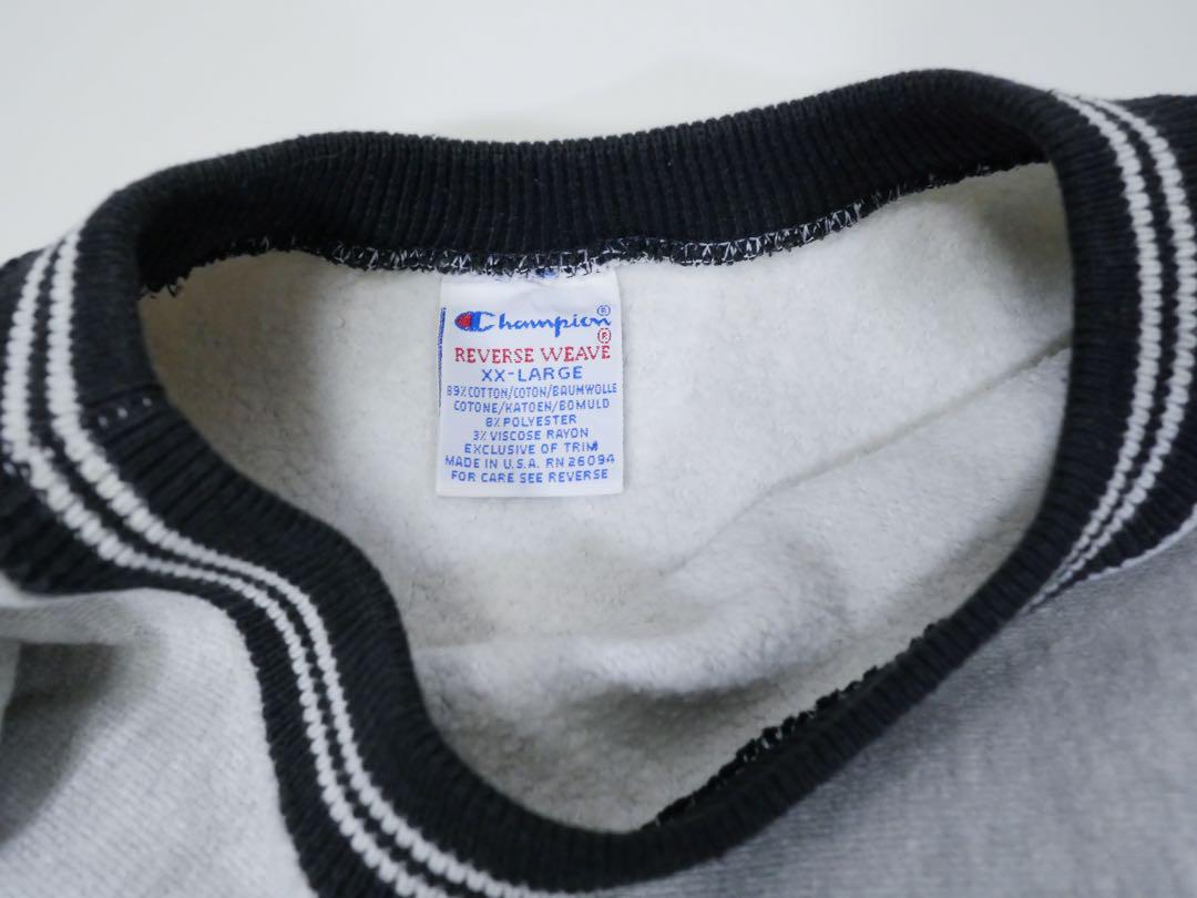 90's Champion Reverse Weave リブライン XXL 画像3