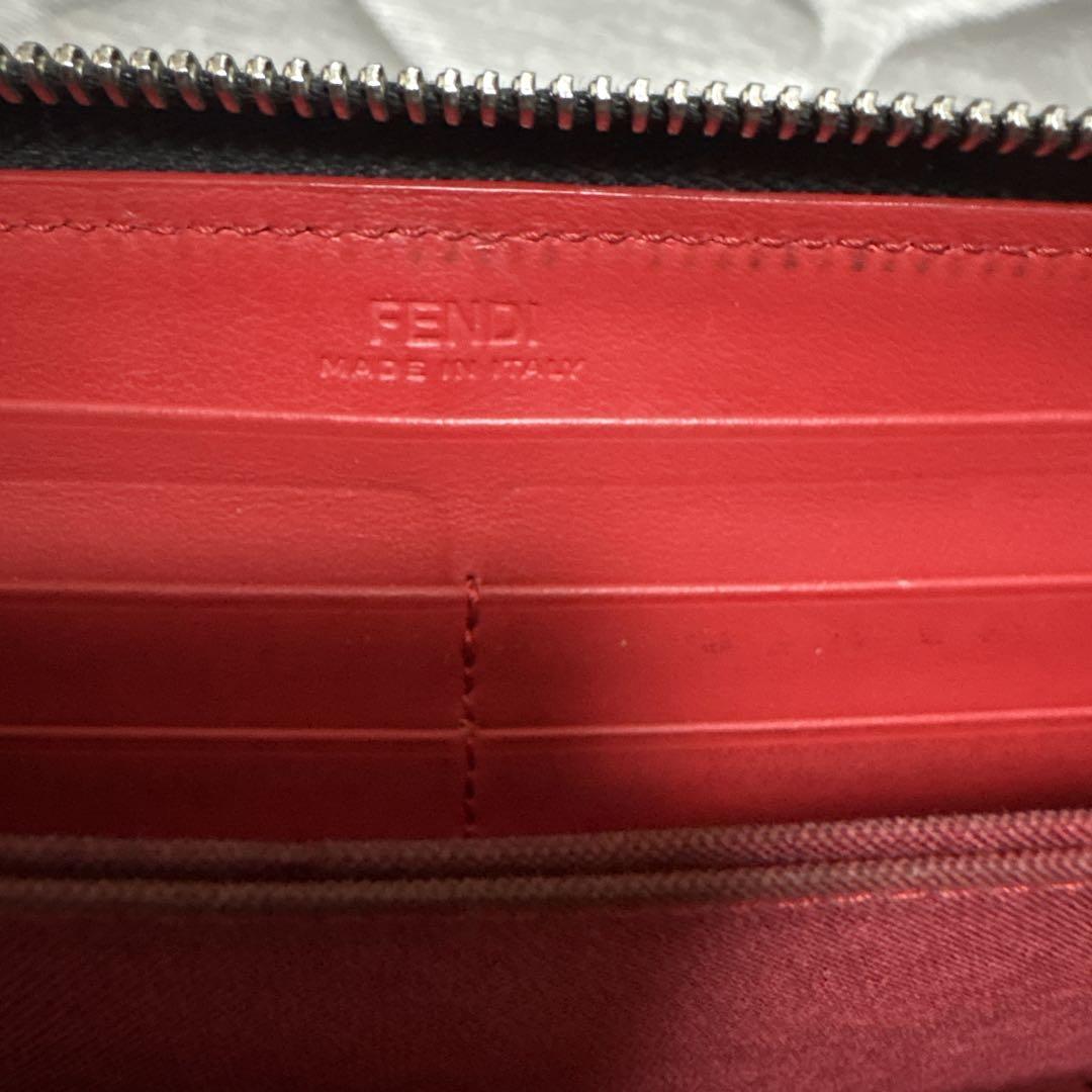 希少】 FENDI 長財布 モンスター バグズアイ ブラック バイ