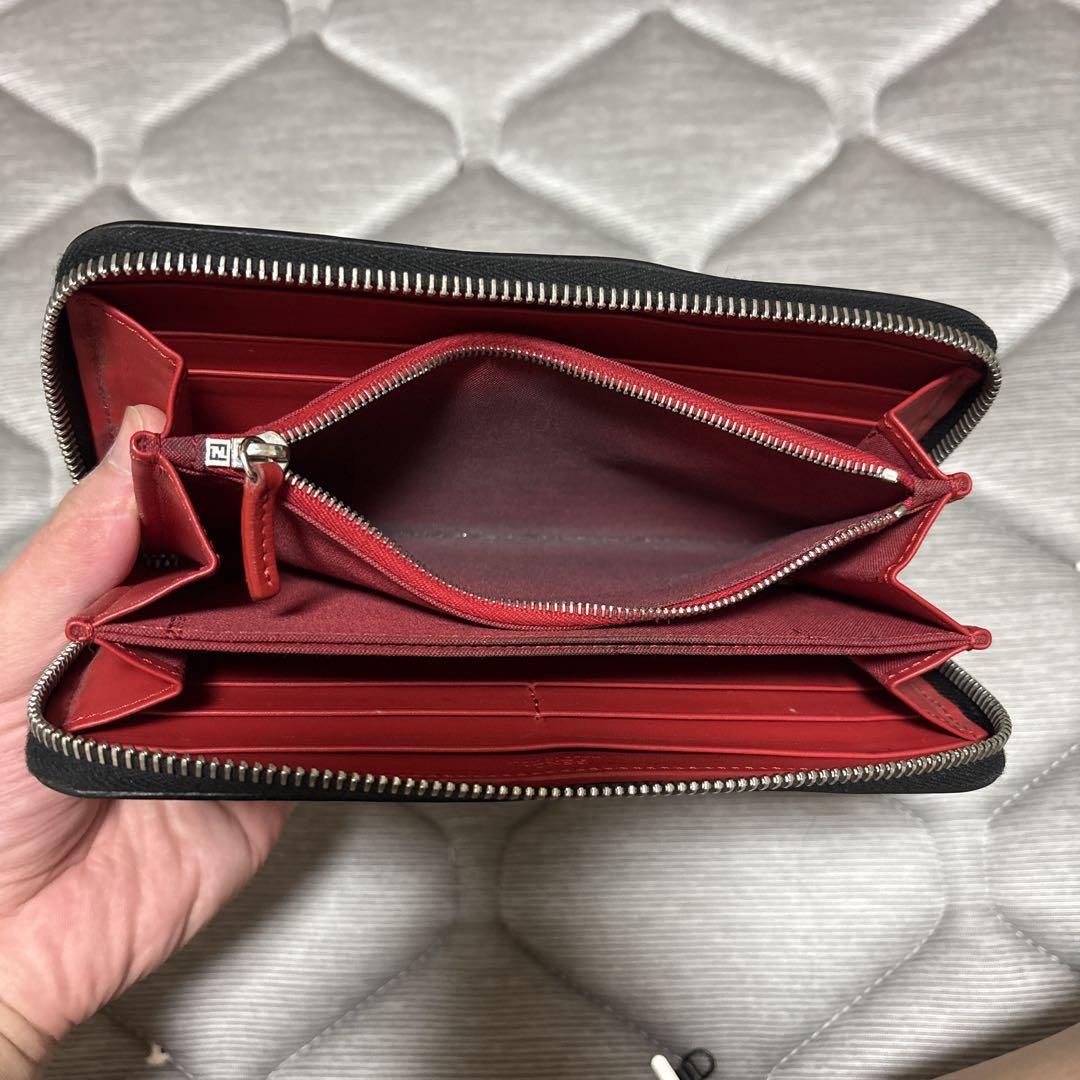 希少】 FENDI 長財布 モンスター バグズアイ ブラック バイ