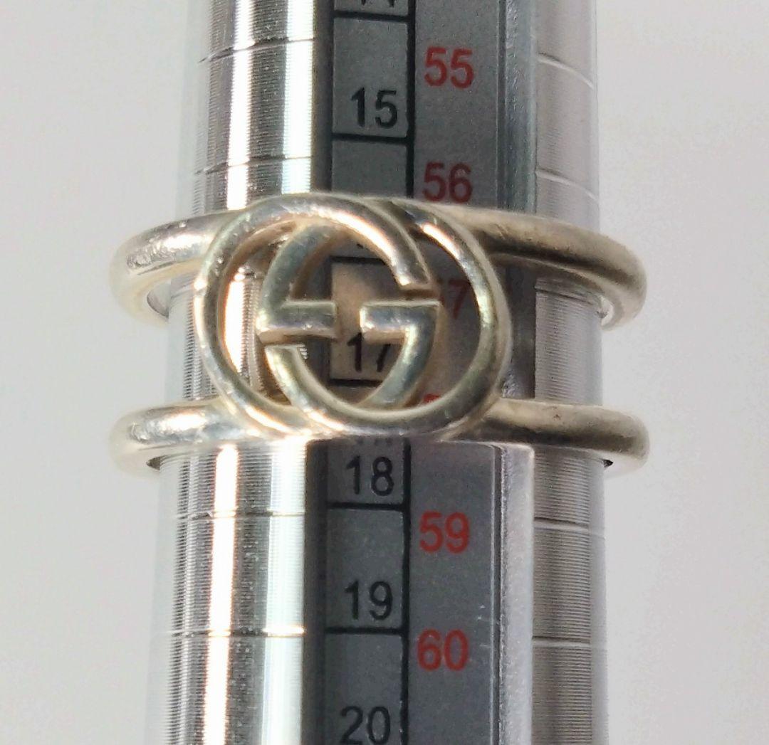 Gucci グッチ インターロッキングG オープンバンド SV925 17号