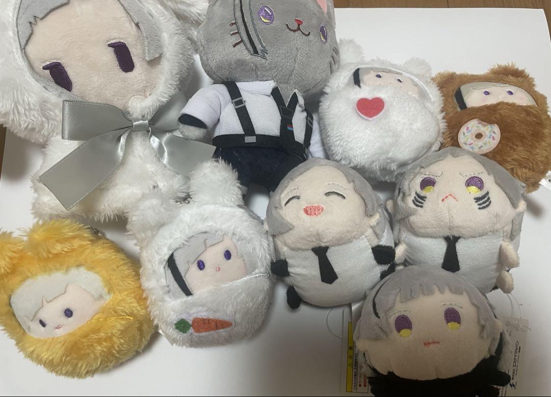 文豪ストレイドッグス 中島敦 まとめ売り たぴぬい もちマス うさぎケープ