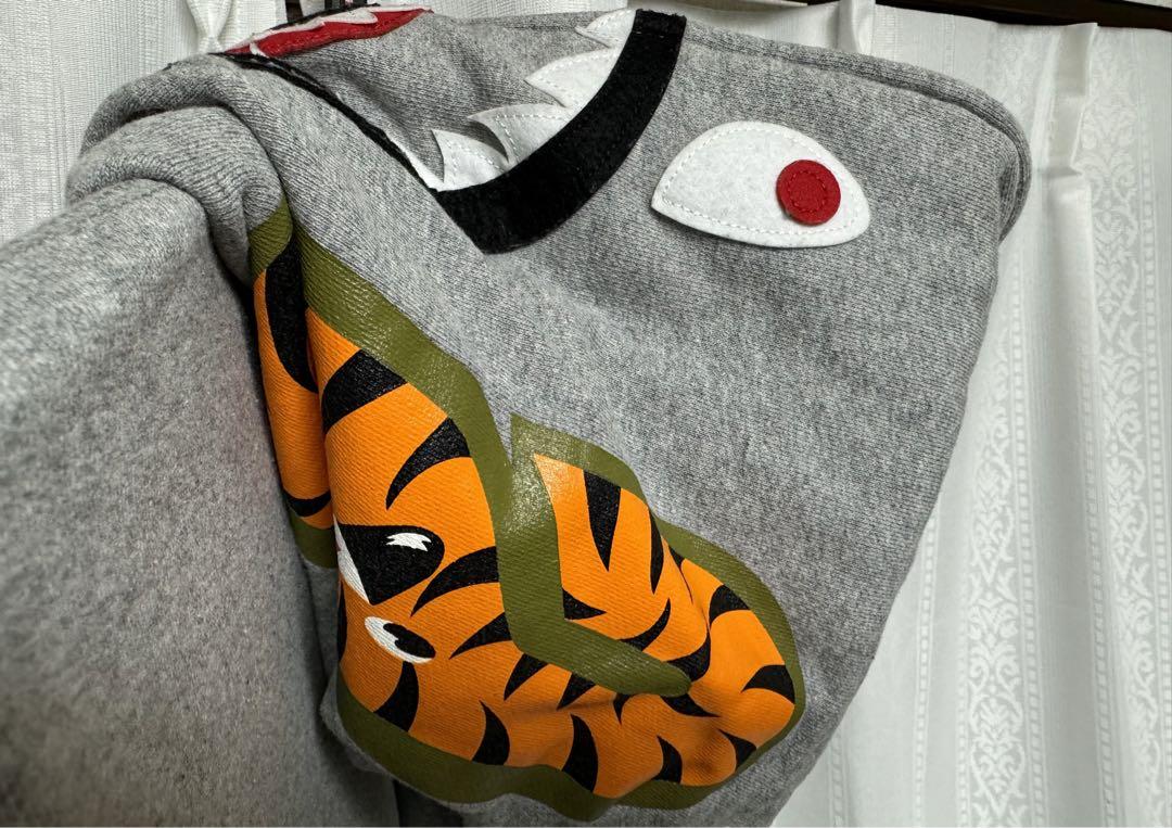 6月22日までA BATHING APE パーカー＆スウェット　シャークキャップ エイプ ( APE ) ユニオンジャック シャーク パーカー shark full
