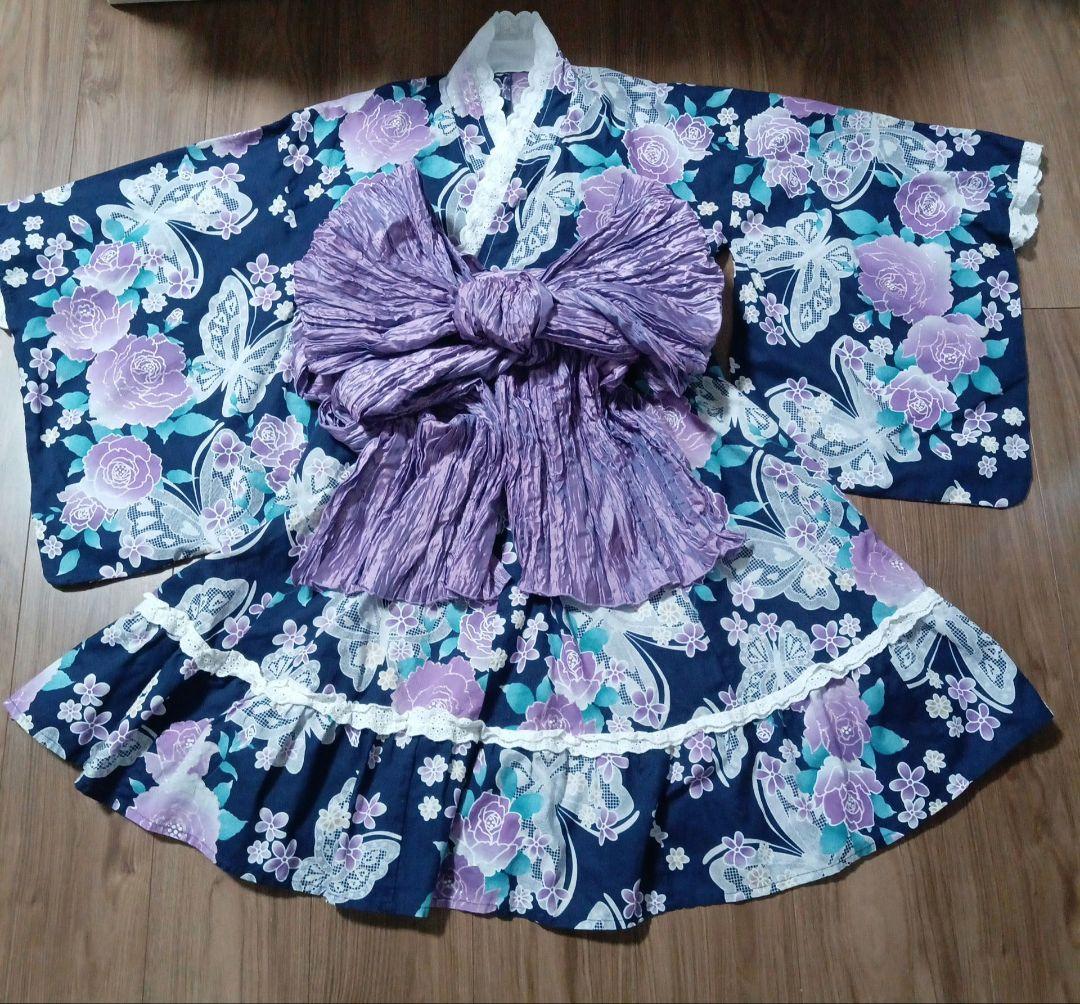 浴衣ドレス 姫ギャル 量産型 y2k 160 浴衣ドレス 160 姫ギャル 量産型