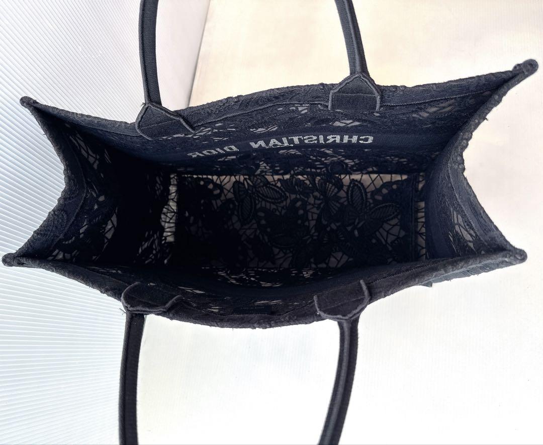 Dior Book Tote ディオール　ブックトートバッグ　バタフライ　レース