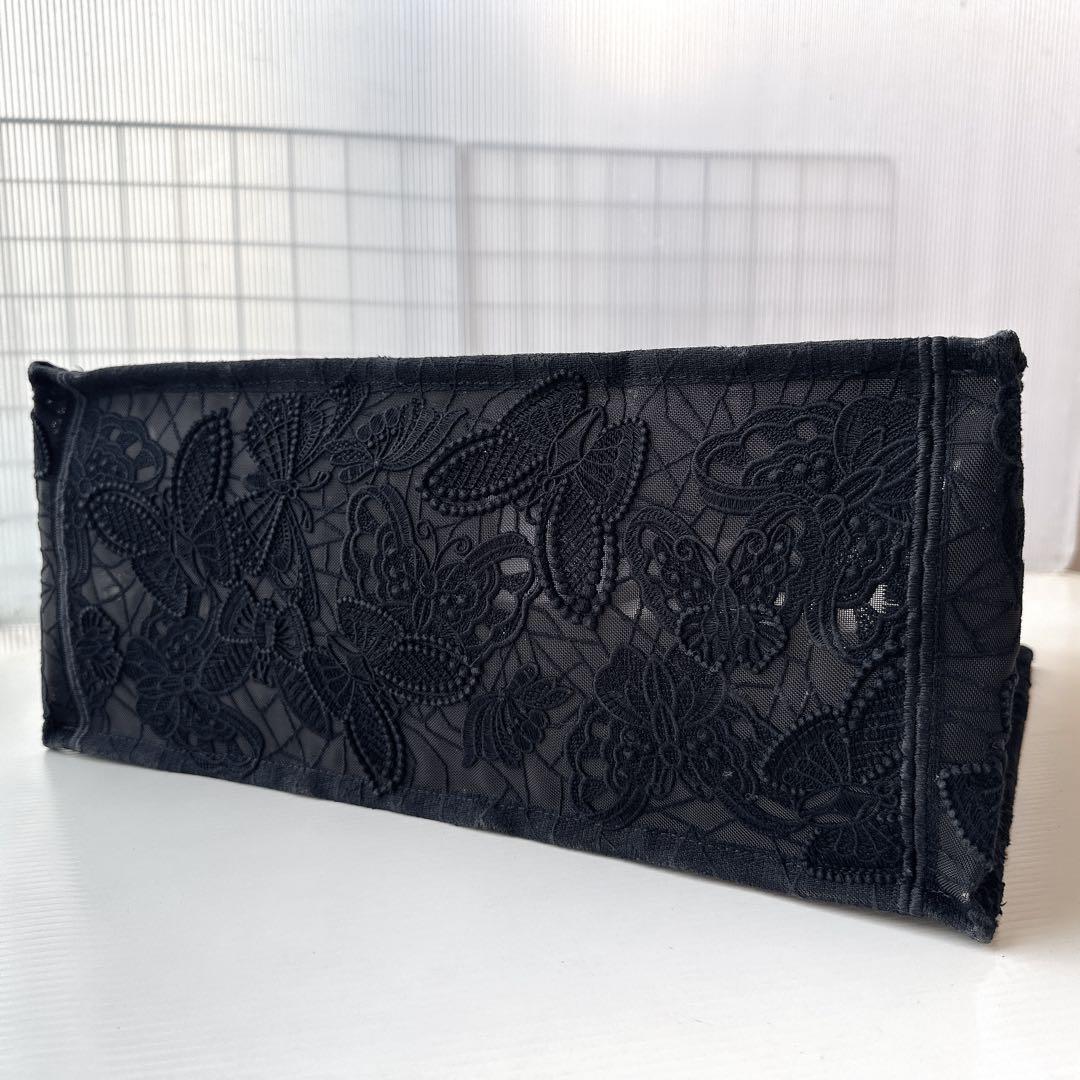 Dior Book Tote ディオール　ブックトートバッグ　バタフライ　レース