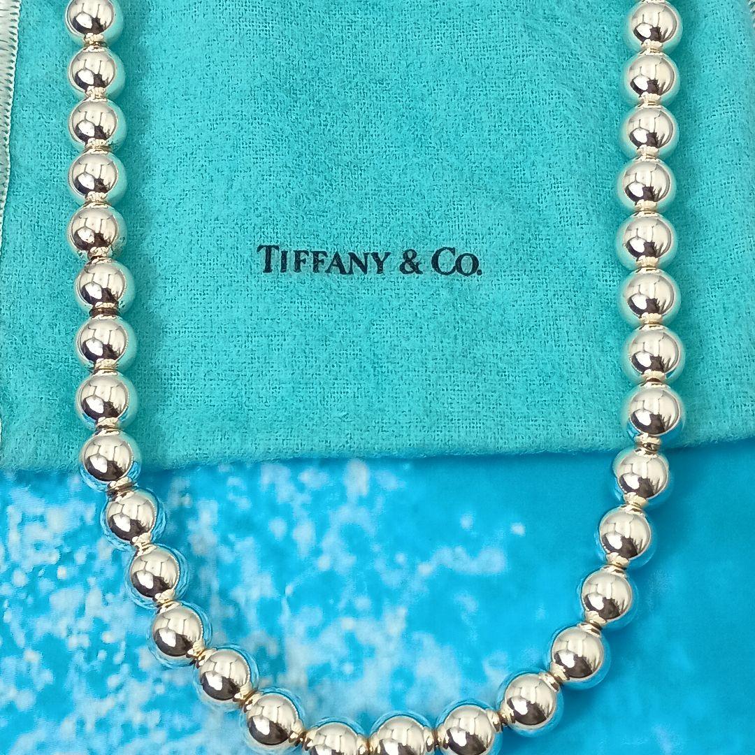 TIFFANY&Coティファニー　ハードウェア ボールネックレス　シルバー925