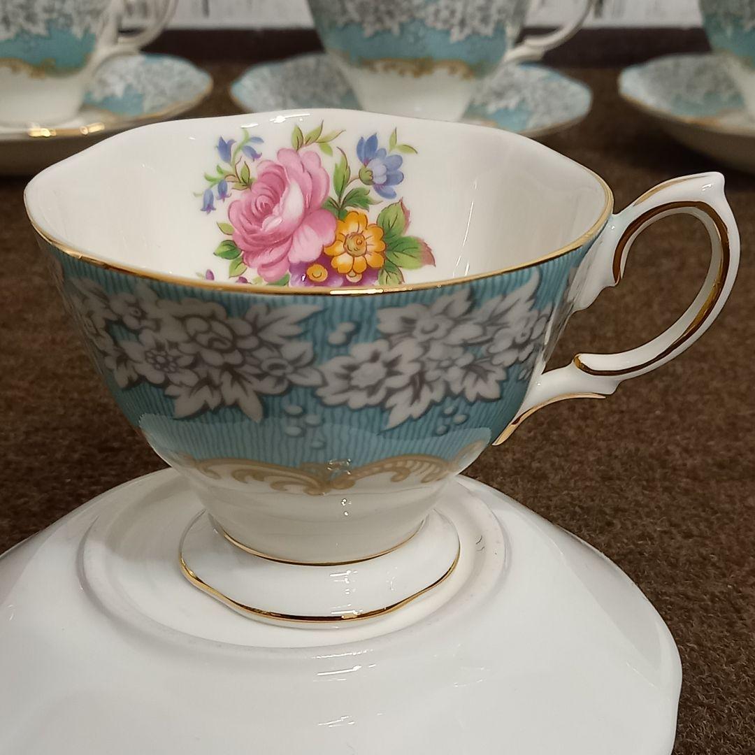 美品　  ロイヤルアルバート　エンチャントメント　6枚 廃盤品 カップ＆ソーサー 6客セット ROYAL ALBERT Enchantment