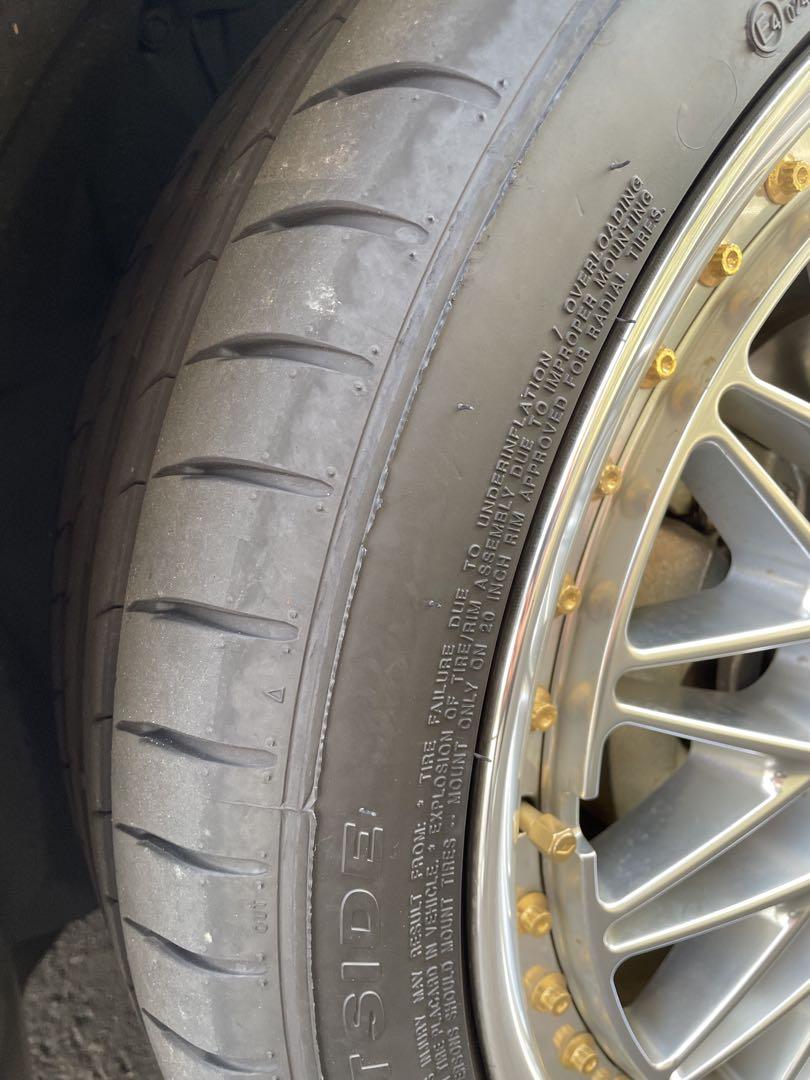 WORK VS XV 20インチタイヤホイール4本セット