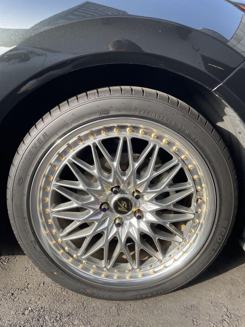 WORK VS XV 20インチタイヤホイール4本セット