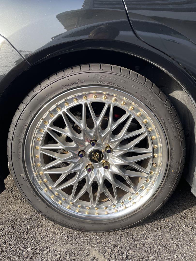 WORK VS XV 20インチタイヤホイール4本セット