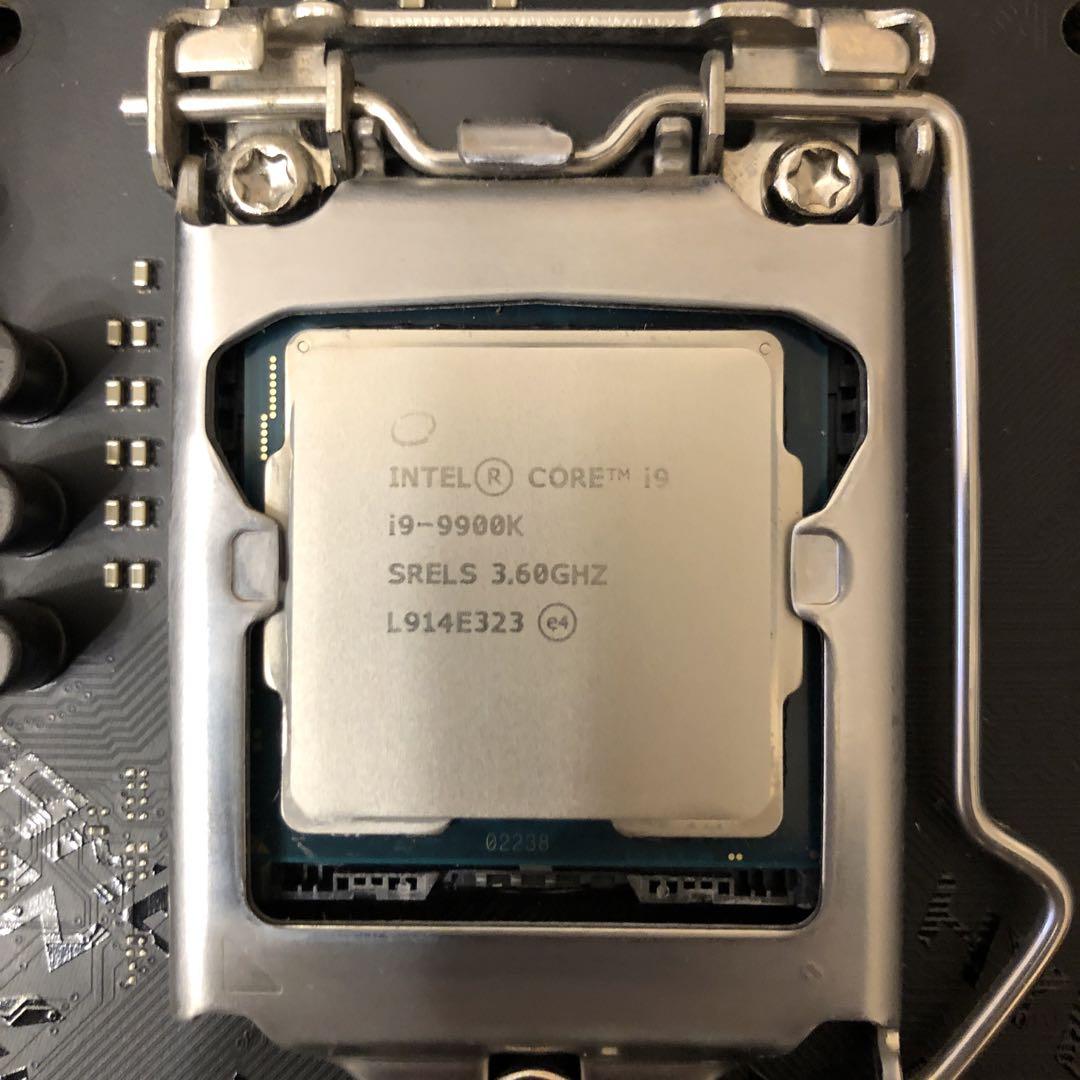 INTEL i9 9900k ROG Z390F CPU マザーボード