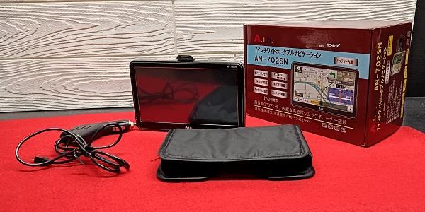 Y【中古品】動作品 A.I.D　ポータブルカーナビゲーション　AN-702SN