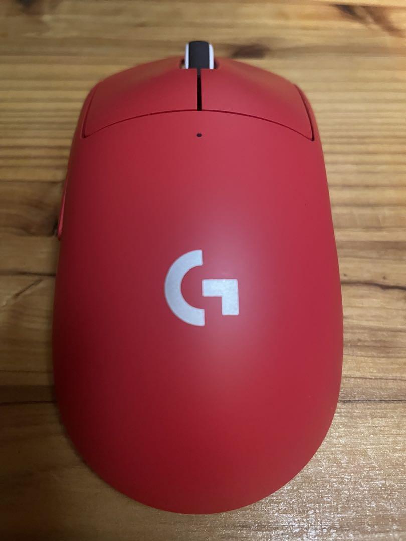 Logicool G PRO X SUPERLIGHT レッド - マウス・トラックボール