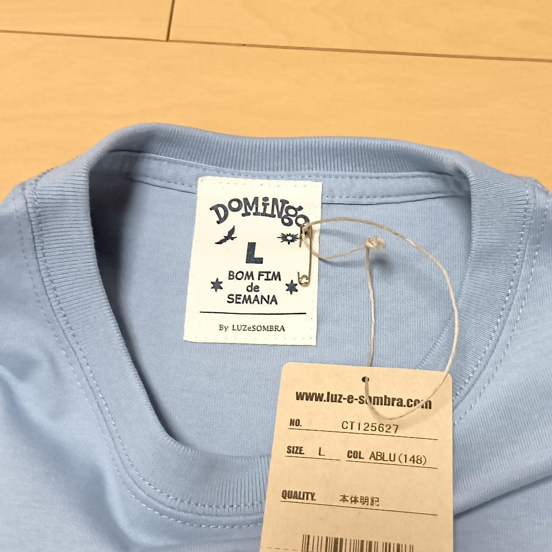 新品未使用】ルースイソンブラ 別注 Tシャツ L 青 ドミンゴ 半袖