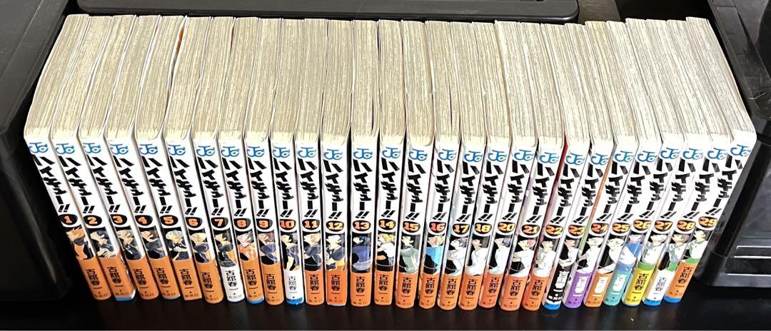 ハイキュー　漫画　1〜29巻まで(19巻抜)