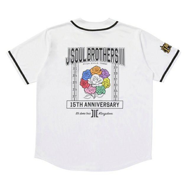 三代目 ベースボールシャツ WHITE FC限定 - メルカリ