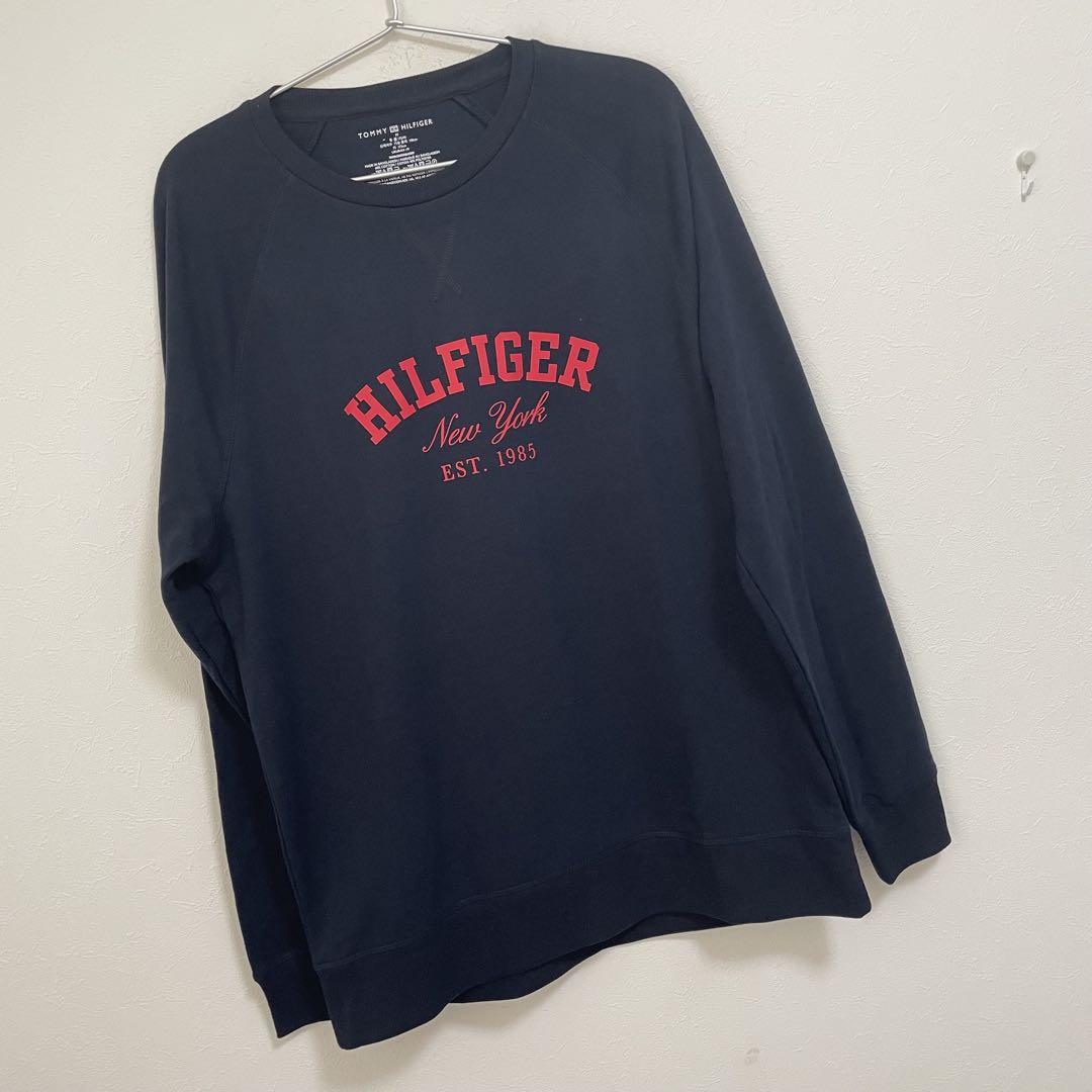 トミーヒルフィガー フロントロゴ ライトウエイト ロングスリーブTシャツ