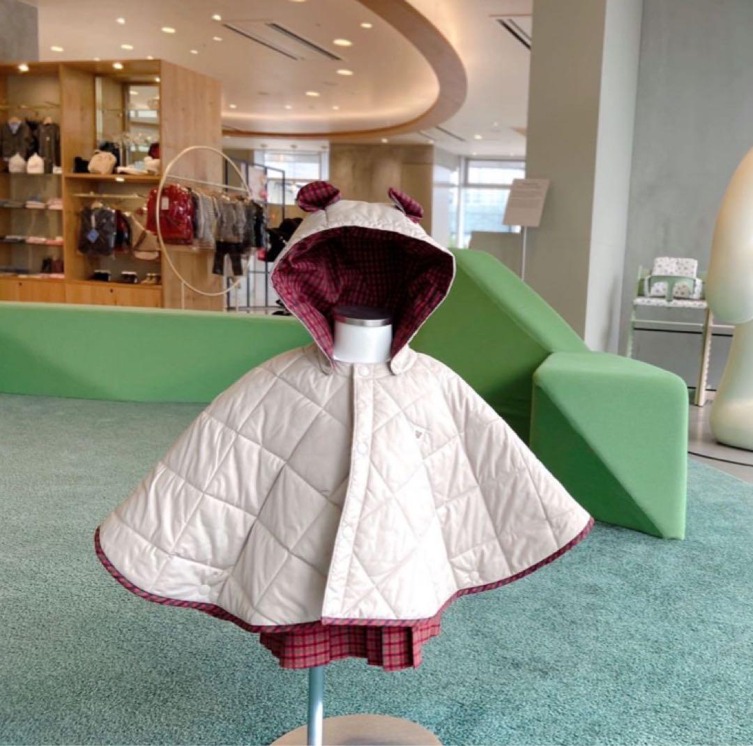 familiar 3wayケープダウンポンチョ(60-90cm)