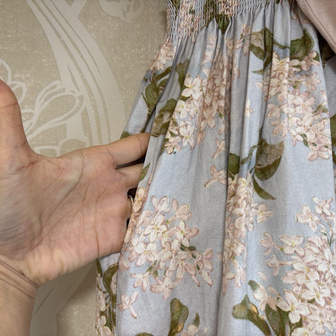 【タルティーヌエショコラ】【美品】130cm ワンピース　花柄