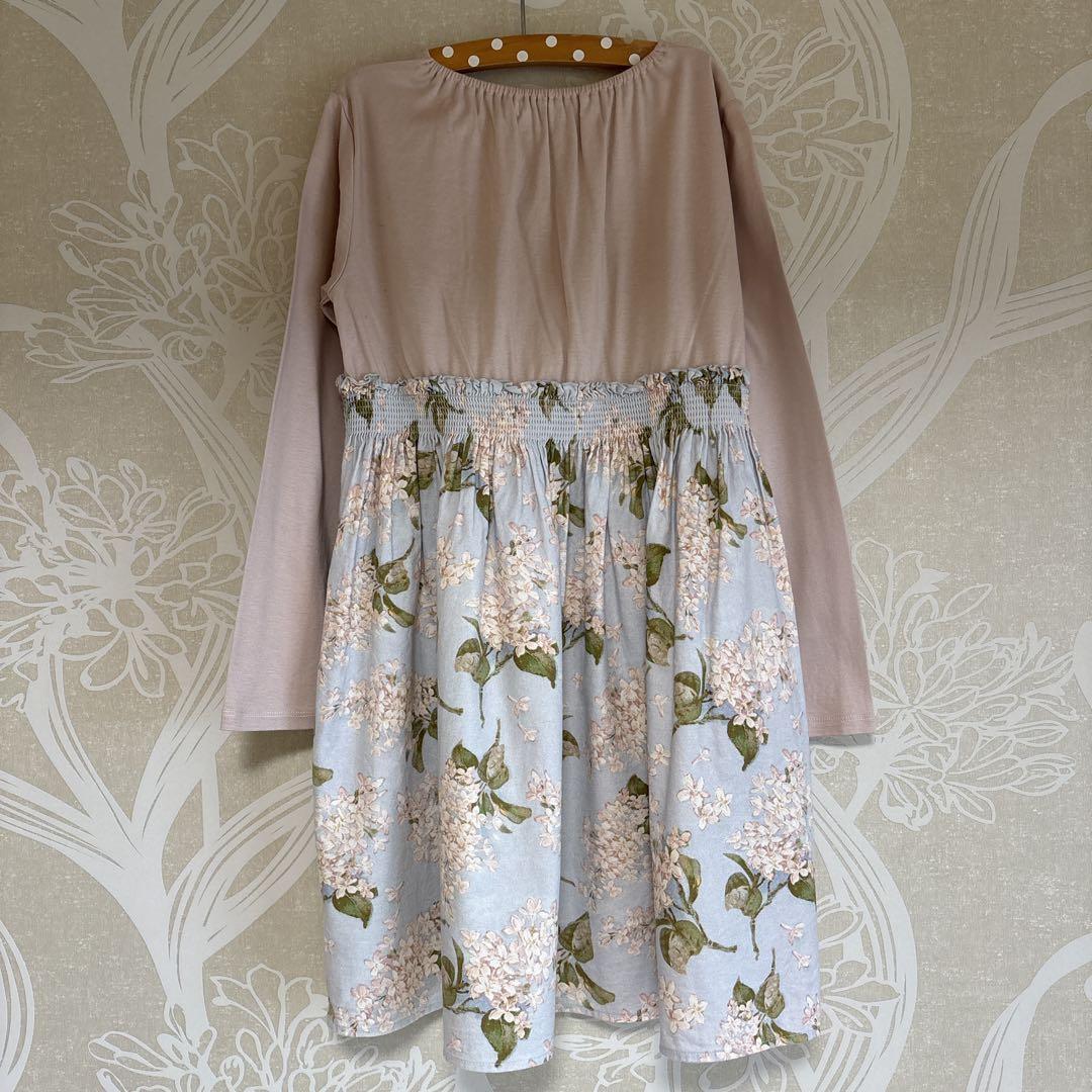【タルティーヌエショコラ】【美品】130cm ワンピース　花柄