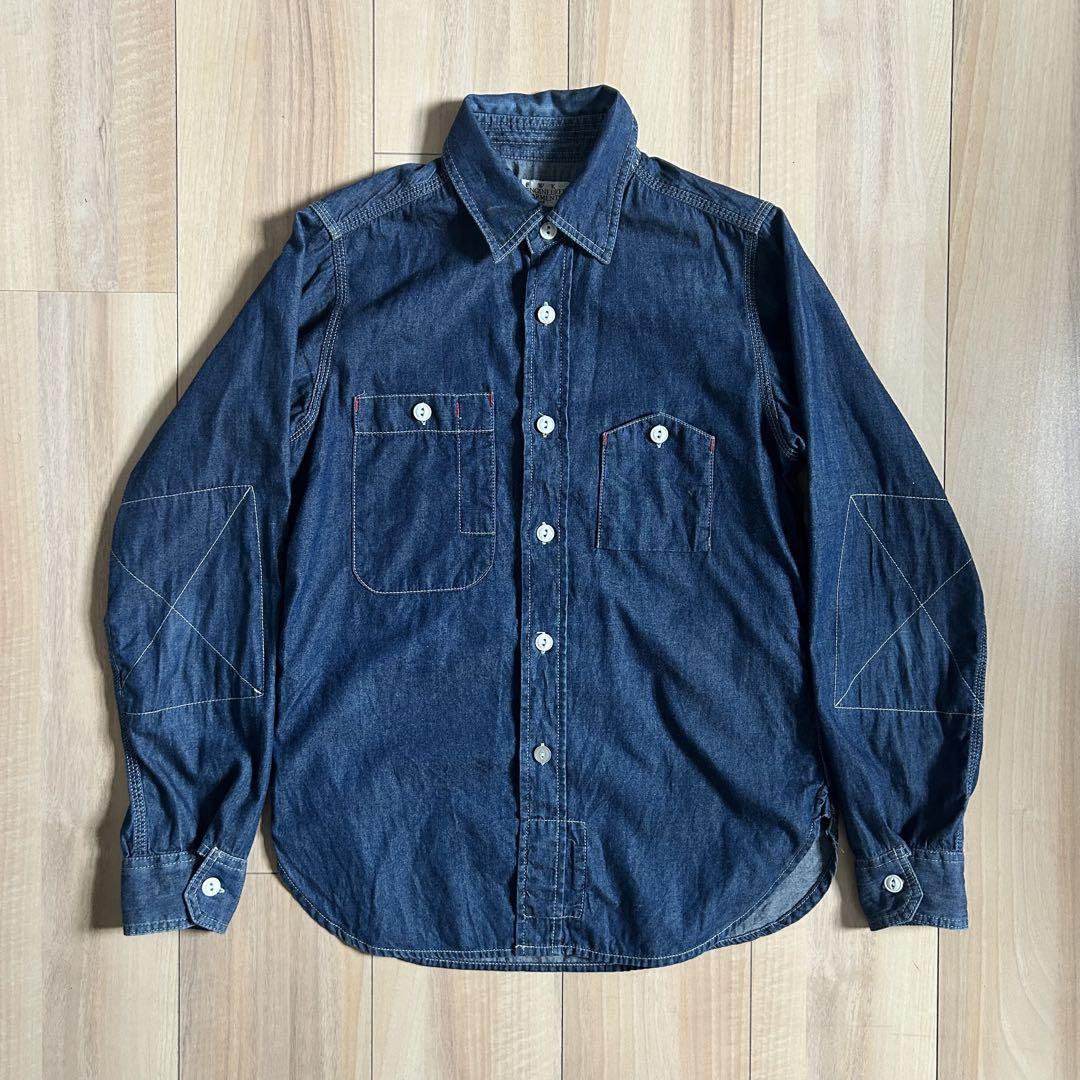 engineered garments デニム ワークシャツ サイズ1 USA製