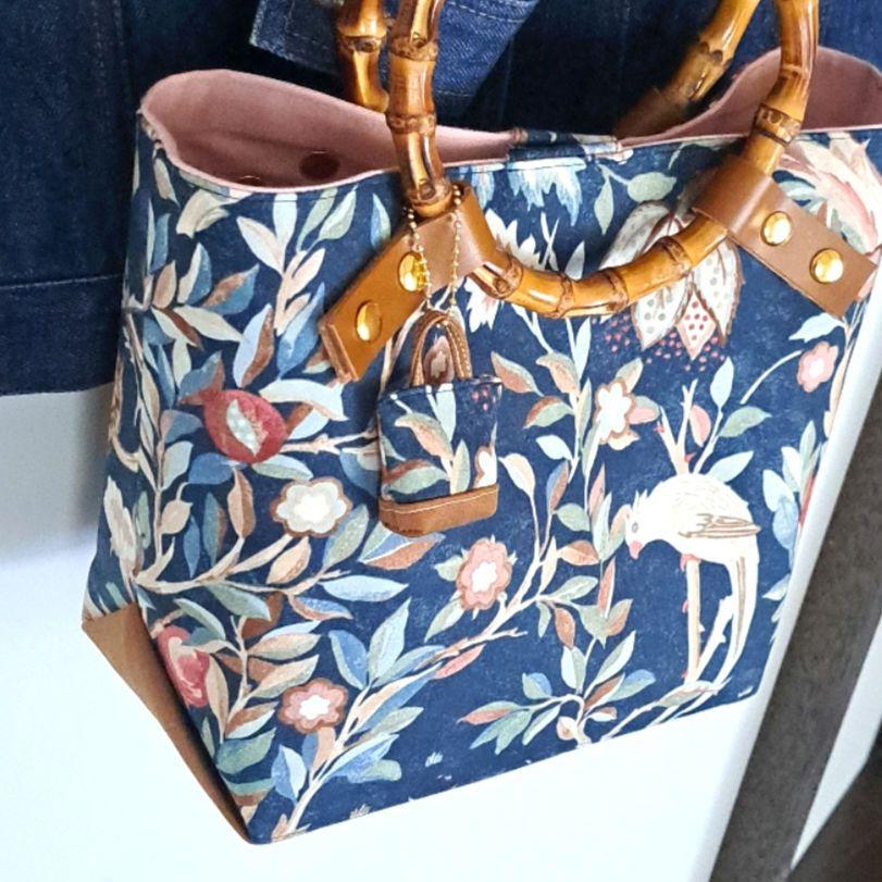 ෆ˚*ウィリアムモリス【Morris&Co. 】˚*リングハンドルバッグ˚