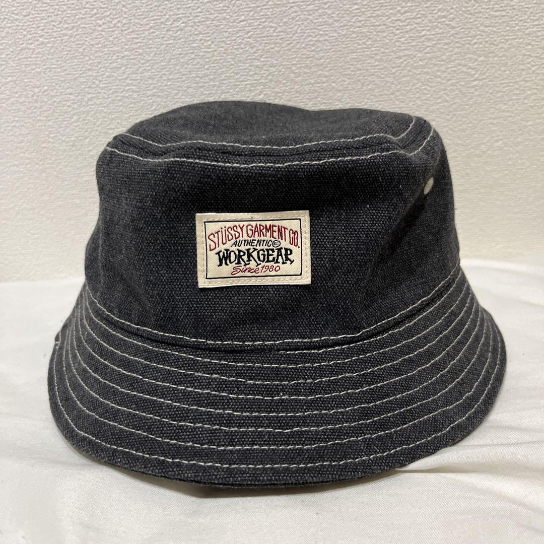 stussy デニム バケットハット