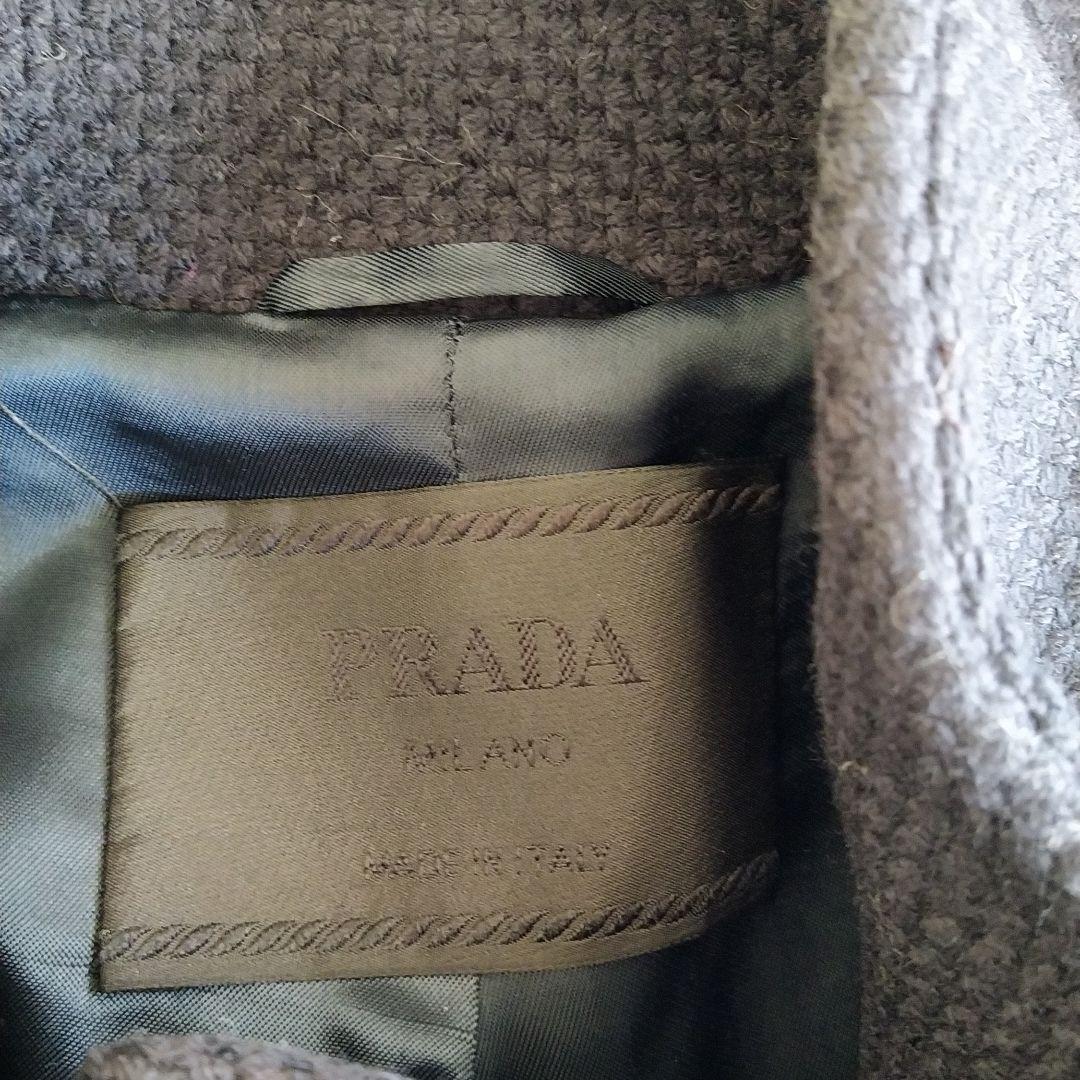ジャケット PRADA ネイビー 3aJ1g-m65940576862 ウールコート しました