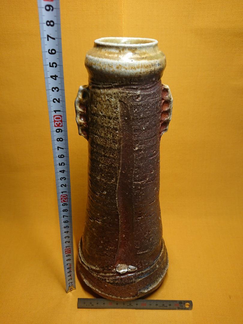 【美品】花器　花瓶　花入　陶器　置物　インテリア　工芸品　美術品　A1403